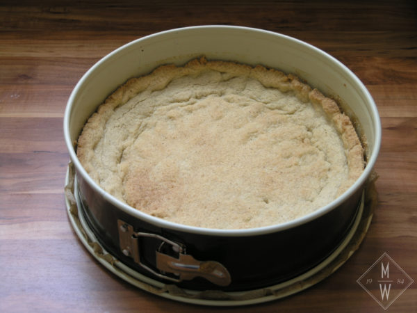 Gedeckter Apfelkuchen